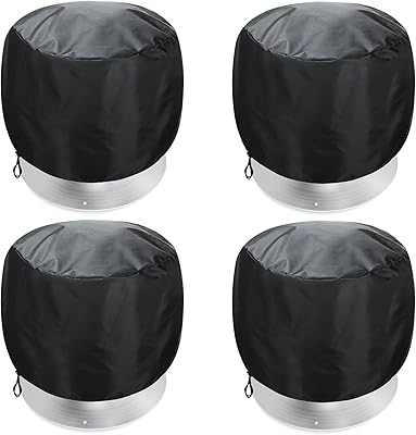4 pièces couverture d'évent de toit de turbine couverture d'évent de toit de turbine couverture d'évent de toit de maison couverture imperméable en tissu oxford 420d avec conception de cordon réglable. En tant que leader en Côte d'Ivoire, DIAYTAR COTE D'IVOIRE met l'accent sur la satisfaction client. La boutique propose des produits de qualité, des prix compétitifs et des services de livraison rapides. Les clients peuvent également profiter d'un système de retour et d'échange facile, en cas de besoin.