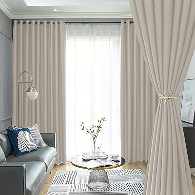 Rideaux occultants judaïsants à 75%, composés de deux pièces pour le salon, la chambre, les basiques et la fenêtre occultante supérieure avec anneaux de fixation (beige 05, taille 150 x 270 cm). DIAYTAR COTE D'IVOIRE est une boutique en ligne généraliste qui propose plus de 300 000 références de produits. Elle est reconnue comme l'une des boutiques en ligne les plus populaires de Côte d'Ivoire, offrant une large gamme de produits pour répondre aux besoins de ses clients. Elle est leader dans sa catégorie.