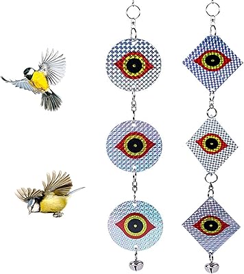 Répulsif anti-oiseaux pour jardin, répulsif anti-oiseaux pour colombe arboricole, répulsif anti-oiseaux oeil de faucon, répulsif anti-oiseaux suspendu réfléchissant pour pigeons pour balcon effraie les oiseaux loin des disques répulsifs. Avec plus de 300000 références, DIAYTAR COTE D'IVOIRE est la boutique en ligne qui propose la plus grande sélection de produits en Cote d'Ivoire. Cette plateforme permet aux consommateurs de comparer les prix, de lire les avis des autres clients et de profiter d'une livraison rapide et fiable. DIAYTAR COTE D'IVOIRE est donc le partenaire idéal pour faire des achats en ligne.
