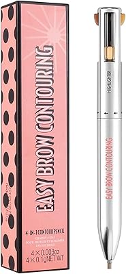Crayon à sourcils 4 en 1 crayon rouleau longue durée imperméable et résistant