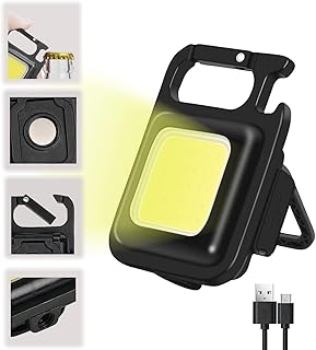 Mini lampe de poche magicpalace cob, mini lampe de poche portable rechargeable 800