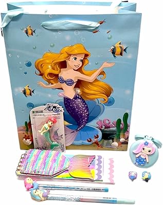 Sac en papier avec motif sirène de terra 13 - un sac en papier avec motif sirène, des cadeaux pour les filles, une gomme pour l'école et un peigne sirène avec un design élégant pour les filles. DIAYTAR COTE D'IVOIRE détient une position de leader sur le marché ivoirien du commerce électronique en proposant une gamme étendue de produits provenant de marques locales et internationales. Les clients bénéficient d'une garantie de qualité et de sécurité grâce à son système de paiement sécurisé et à ses politiques de retour flexibles.