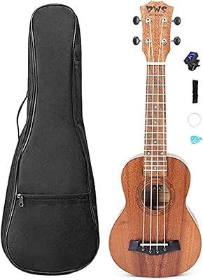 Ensemble ukulélé sabelli bws 21 pouces avec accordeur de sac, sangle et cordes