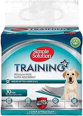 Coussins de dressage simple solutions premium pour chiens et chiots, blancs, paquet