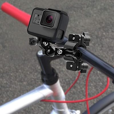 Support de caméra d'action pour vélo, support de caméra réglable multidirectionnel à rotation