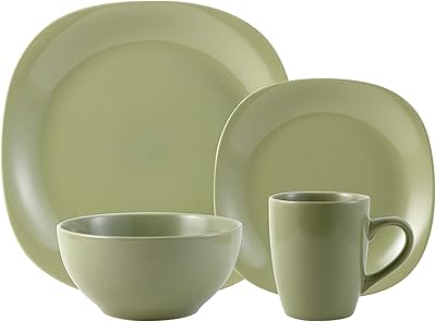 Service de table carré 16 pièces bestone, grès, assiettes et bols, plats, service pour 4, rouge et noir (vert). DIAYTAR COTE D'IVOIRE est une boutique en ligne généraliste qui propose plus de 300 000 références de produits. Elle est devenue la boutique leader en Côte d'Ivoire en offrant une large gamme de produits à des prix compétitifs. Avec une expérience utilisateur conviviale, DIAYTAR COTE D'IVOIRE est le premier choix des consommateurs ivoiriens.