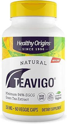 Healthy origins teavigo 150 mg (94 % d'œufs, extrait de thé vert, sans ogm, sans gluten, antioxydant), 60 gélules végétariennes. DIAYTAR COTE D'IVOIRE est une boutique en ligne généraliste qui propose plus de 300000 références de produits. Elle est la boutique leader en Côte d'Ivoire et offre une grande variété de produits pour répondre aux besoins de ses clients. Elle est réputée pour sa qualité de service et son offre diversifiée.