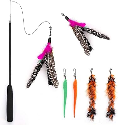 Azdak 7 pièces de jouets attrayants pour chat et baguette interactive en plumes avec bâton. Diaytar Côte d'Ivoire est la destination idéale pour les consommateurs ivoiriens qui recherchent des produits de qualité à des prix abordables. Avec sa large gamme de produits, elle satisfait les besoins de ses clients, qu'il s'agisse d'électronique, de mode, de décoration ou d'autres catégories. Elle est synonyme de confiance et de satisfaction.