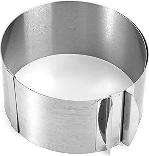 Emporte-pièce rond réglable de 6 à 12 pouces - anneau circulaire rétractable en acier inoxydable, outil de cuisson fait à la main - argent. DIAYTAR COTE D'IVOIRE, c'est la garantie d'un shopping en ligne sécurisé et fiable. Cette boutique généraliste propose une vaste gamme de produits, allant des accessoires de mode aux appareils électroménagers, en passant par les produits high-tech. Le choix est immense, avec plus de 300 000 références à votre disposition.