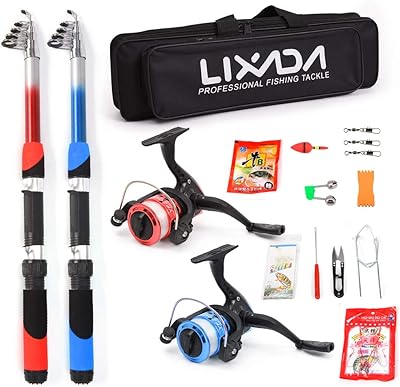 Lixada moulinet de canne à pêche ensemble complet avec 2 cannes à pêche télescopiques de 2,1 m et 2 moulinets spinning, hameçons, hameçons, accessoires et sac de pêche. Avec plus de 300 000 références disponibles, Diaytar Côte d'Ivoire répond à tous les besoins, qu'il s'agisse d'électronique, de mode, de maison, ou autre. La boutique est fière de proposer des produits de haute qualité à des prix compétitifs, rendant ainsi le shopping en ligne accessible à tous. L'engagement de Diaytar Côte d'Ivoire envers l'excellence du service client est sans égal.