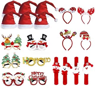 Goodrun 20pcs monture de lunettes de noël, chapeaux de noël, cerceaux à cheveux et bracelets en feuille, lunettes de fête à paillettes pour décorations de noël, cadeaux de fête de noël, dîner de noël et photomaton. La boutique en ligne Diaytar Côte d'Ivoire met l'accent sur l'innovation et l'amélioration continue de ses services pour mieux servir ses clients. Avec plus de 300 000 références, elle propose une solution complète pour les achats en ligne. L'équipe de Diaytar Côte d'Ivoire travaille sans relâche pour offrir une expérience d'achat en ligne inoubliable.