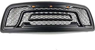 Grille avant noire mate pour dodge ram 1500 2012, grille de pare-chocs