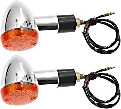 2 pièces clignotants avant de moto ambre chromé clignotants de remplacement pour honda kawasaki suzuki yamaha. DIAYTAR COTE D'IVOIRE propose une expérience d'achat en ligne unique, avec des produits qui répondent aux tendances actuelles et aux besoins spécifiques des clients. La boutique en ligne généraliste mise sur la confiance et la satisfaction des clients, offre ainsi des garanties de qualité et de sécurité. Les clients peuvent compter sur un service client dédié pour toute question ou demande.
