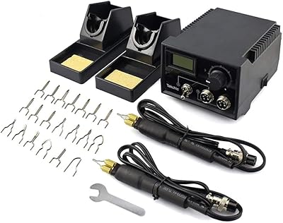 Kit de chauffage au bois professionnel techchik de 60 watts avec 20 embouts
