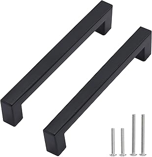 Redunest 10 pièces poignées d'armoire carrées noir mat 5" en acier inoxydable pour portes de cuisine, armoires et tiroirs, centres de perçage de 128 mm. La boutique en ligne DIAYTAR COTE D'IVOIRE permet aux consommateurs ivoiriens d'accéder à un large éventail de produits, allant des accessoires de mode aux équipements électroménagers, en passant par les jouets et les produits pour les enfants. Le site web est conçu pour offrir une expérience utilisateur fluide et sécurisée, avec des options de paiement variées et des services de livraison rapide et fiables. Cela contribue à renforcer la confiance des clients dans la marque.