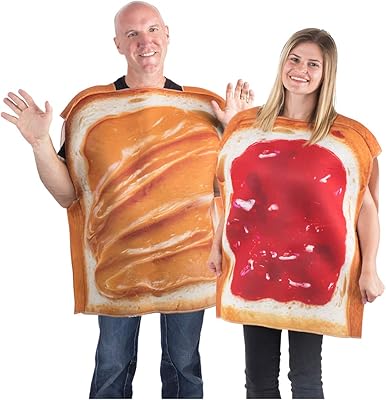 Ensemble de costumes tigerdo au beurre de cacahuète et à la gelée - costumes pour couples - costumes alimentaires - costumes pour adultes - 2 pièces. Avec plus de 300 000 références de produits, DIAYTAR COTE D'IVOIRE est la destination idéale pour les clients qui cherchent à faire des achats en ligne en Côte d'Ivoire. La boutique en ligne est équipée d'un système de paiement sécurisé et propose des options de livraison rapides et fiables. Les clients peuvent ainsi profiter d'une expérience d'achat en ligne pratique et sans stress.