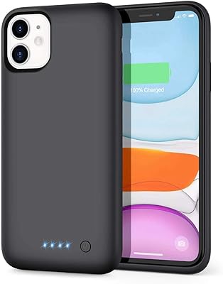 Awh coque de batterie pour iphone 11, coque de protection portable rechargeable 4