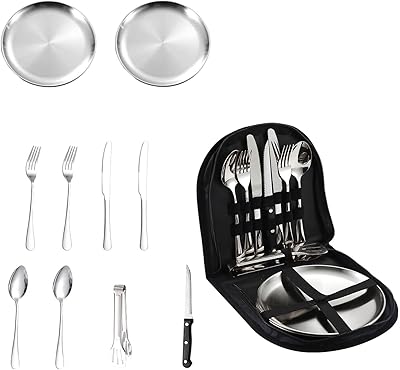 Hechangen ensemble d'ustensiles de camping portables en acier inoxydable pour les voyages en plein air, ensemble de 20 pièces pour pique-nique, camping, cuisine, barbecue, randonnée (argent). La boutique en ligne DIAYTAR COTE D'IVOIRE est équipée d'un système de paiement sécurisé, qui permet aux clients de payer leurs achats en toute sécurité. Les clients peuvent également choisir parmi différentes options de livraison, y compris la livraison à domicile ou la prise en charge en magasin. Les clients peuvent également suivre l'état de leur commande en ligne.