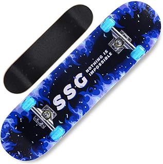 Skateboard professionnel pour enfants et adultes, skateboard pour débutants, planche de danse