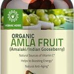 Capsules amla (phyllanthus emblica) – amalaki 120 capsules soutiennent la digestion et le bien-être
