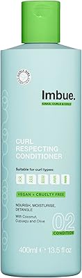 Après-shampooing enrichi en protéines embio curl cheveux végétaliens ondulés bouclés et enroulés