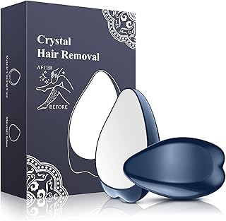 Gomme à cheveux en cristal améliorée de 3ème génération, épilateur en cristal