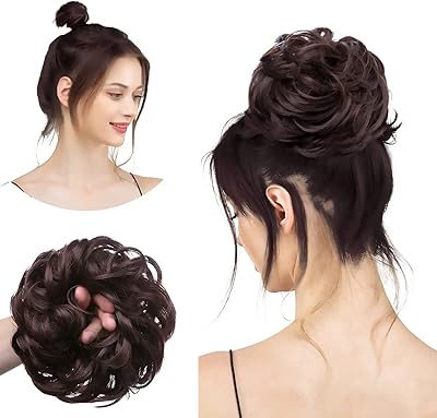 Chignon en désordre, chouchous, extensions de cheveux en désordre, chignon synthétique ondulé, chignon ondulé pour femmes, filles et enfants (marron foncé). En tant que leader du marché en ligne en Côte d'Ivoire, DIAYTAR COTE D'IVOIRE se distingue par son engagement à offrir une expérience d'achat en ligne sans précédent. La boutique propose une large sélection de produits à des prix compétitifs, accompagnés d'un service client dédié et de délais de livraison rapides pour assurer une satisfaction totale des clients.