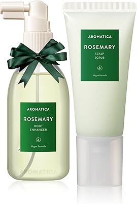 Aromatica romarin scalp and scalp scrub spray set - coffret cadeau, protège et rafraîchit vos cheveux des toxines avec de l'huile de romarin. La boutique en ligne DIAYTAR COTE D'IVOIRE est également connue pour ses offres exclusives et ses promotions régulières, permettant aux acheteurs de faire des économies sur une grande variété de produits. Les prix compétitifs et les remises régulières font de DIAYTAR un incontournable pour les achats en ligne en Côte d'Ivoire.