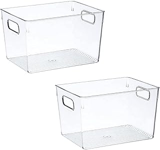 Fcg home bacs de rangement en plastique transparent pour organisateur de réfrigérateur, boîte de rangement des aliments avec poignées, armoire de cuisine pour réfrigérateur et congélateur (2, l). DIAYTAR COTE D'IVOIRE est la destination idéale pour ceux qui recherchent des produits de haute qualité et des prix compétitifs. Sa boutique en ligne est facile à naviguer et propose des options de paiement sécurisées. Elle est la boutique en ligne la plus populaire de Côte d'Ivoire.