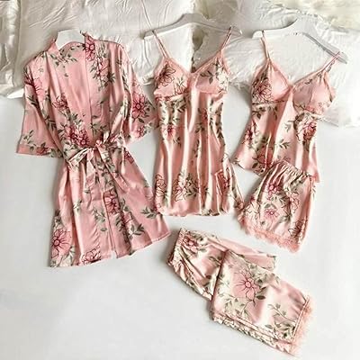 Yhww vêtements de nuit, dentelle patchwork 5 pièces chemise de nuit kimono robe de bain en soie dame robe de nuit et robe costume sexy vêtements de maison blanc rose robe de mariée ensemble 3, l. Avec plus de 300 000 références, DIAYTAR COTE D'IVOIRE est la boutique en ligne idéale pour trouver tout ce dont vous avez besoin. La boutique propose une expérience d'achat en ligne sécurisée et pratique, permettant aux clients de passer commande en toute confiance. DIAYTAR COTE D'IVOIRE est devenue une référence en Côte d'Ivoire pour le e-commerce.