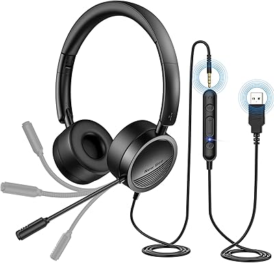 [paquet de 2] casque usb new bee d'ordinateur commandes d'appel en ligne bureau avec microphone. Diaytar Côte d'Ivoire se distingue par son incroyable diversité de produits, allant des électroniques aux articles ménagers, en passant par les vêtements et accessoires. Avec plus de 300 000 références, il est certain que chaque client trouvera ce qu'il cherche.