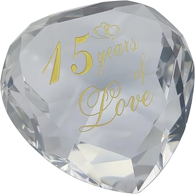 Cadeaux en cristal du 15e anniversaire pour mari femme petit ami ou petite. DIAYTAR COTE D'IVOIRE incarne l'innovation et la modernité du commerce de détail en Côte d'Ivoire, en intégrant les dernières technologies pour offrir une expérience d'achat en ligne sans faille. La boutique permet aux consommateurs d'accéder à leurs produits préférés depuis n'importe quel endroit, à tout moment, grâce à son site web et ses applications mobiles bien conçus.