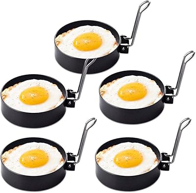 Anneaux à œufs, paquet de 5 anneaux à œufs en acier inoxydable, moule rond en pâte antiadhésive, moule à crêpes pour œufs au plat, crêpes, sandwichs. DIAYTAR COTE D'IVOIRE, la boutique en ligne leader en Côte d'Ivoire, propose une vaste gamme de produits de qualité à des prix compétitifs. Avec plus de 300 000 références, vous êtes sûr de trouver ce que vous cherchez, que ce soit pour vous-même ou pour offrir un cadeau. Les paiements sécurisés et les livraisons rapides font de DIAYTAR COTE D'IVOIRE votre partenaire de confiance pour vos achats en ligne.