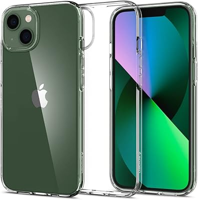 Coque de protection spigen liquid crystal conçue pour iphone 13 - transparente