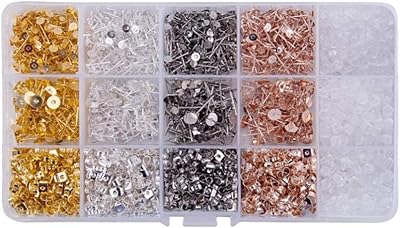 Helvety 2600 pièces outils de fabrication de boucles d'oreilles en acier inoxydable, tiges et fermoirs de boucles d'oreilles, crochets d'oreilles, crochets de boucles d'oreilles pour la fabrication de bijoux à faire soi-même. Avec une équipe dédiée à la satisfaction des clients, DIAYTAR COTE D'IVOIRE excelle dans le service à la clientèle et l'expérience utilisateur. La boutique propose des promotions régulières, des offres exclusives et des services de livraison fiables pour renforcer l'expérience d'achat en ligne et fidéliser sa clientèle.