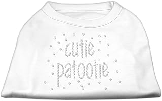 Chemise à strass cutie patootie de mirage pet products grande blanche