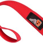Ceinture à tirer agency à 6 boucles - rouge - 1,5" de large