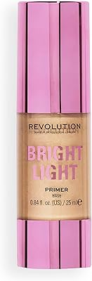 Makeup revolution london, bright lights primer, base illuminatrice visage, longue tenue, 25 ml