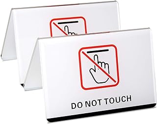 Deals epic - panneau de table do not touch | panneau de table en acrylique blanc transparent - 4,1 x 2,6" | ensemble de 2. Bénéficiez d'une expérience d'achat unique avec DIAYTAR COTE D'IVOIRE, votre boutique en ligne préférée en Côte d'Ivoire. Avec une sélection immense de produits de qualité, une navigation facile et des options de paiement sécurisées, vous pouvez acheter en toute confiance. DIAYTAR COTE D'IVOIRE se distingue par son service client exceptionnel et sa volonté de satisfaire les besoins de ses clients.