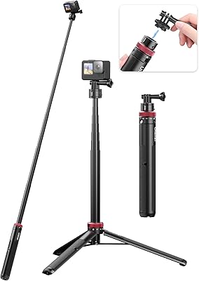 Trépied perche à selfie 57 pouces pour gopro - ulanzi go quick ii
