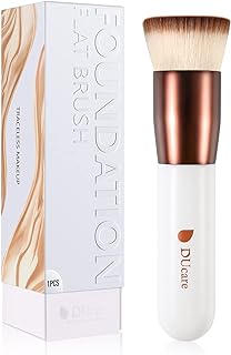 Pinceau de fond de teint doker kabuki, pinceaux de maquillage synthétiques professionnels pour mélanger des liquides et des poudres minérales (or rose et blanc). DIAYTAR COTE D'IVOIRE se positionne comme une boutique en ligne leader en Côte d'Ivoire, proposant une gamme variée de produits qui satisfont aux différentes exigences des consommateurs. Elle est appréciée pour sa qualité de service et sa large sélection de produits.