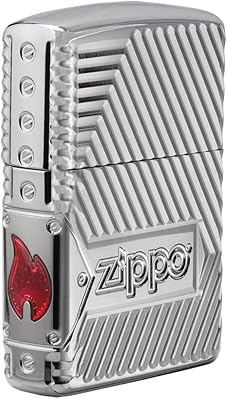 Briquet zippo classic 29672 167 vis de luxe, conception multi-pièces à 360 degrés