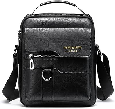 Sac bandoulière en simili cuir pour homme, petit sac à bandoulière pour voyage et affaires, 8642-noir, m, sac messager. DIAYTAR COTE D'IVOIRE est une plateforme e-commerce de confiance qui propose des produits de qualité à des prix compétitifs, avec une équipe de service client dédiée et disponible pour aider les clients dans leurs achats. Cela contribue à sa réputation solide en Côte d'Ivoire.
