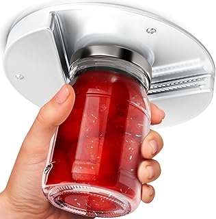 Ouvre-couvercle de pot amateur sous armoire pour mains faibles prise en main facile