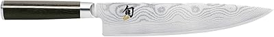 Couteau de chef shun classic 10" avec manche en bois d'ébène pakka