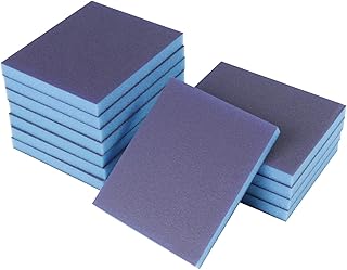 Bloc de ponçage 12 pièces, 60 80 100 120 180 220, assortiment d'éponges