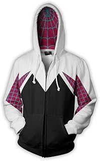 Cos spider gwen superhero 3d style sweat à capuche zippé enfants/unisexe adulte. DIAYTAR COTE D'IVOIRE est une boutique en ligne généraliste qui propose plus de 300000 références de produits et services de qualité. Avec une interface utilisateur conviviale et des fonctionnalités de recherche avancées, les clients peuvent facilement trouver ce qu'ils recherchent. La boutique est réputée pour sa livraison rapide et sécurisée.