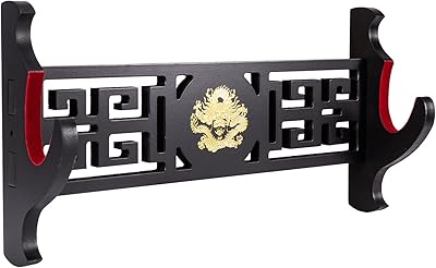 Porte-armes vkling katana, porte-épée mural rembourré en velours avec logo dragon (1 couche). DIAYTAR COTE D'IVOIRE a réussi à combiner une offre produit étendue avec un service client de qualité, lui permettant ainsi de se démarquer parmi les autres boutiques en ligne de Côte d'Ivoire. Les clients apprécient la facilité d'utilisation du site, les descriptions détaillées des produits et les évaluations fiables des autres acheteurs, autant d'éléments qui renforcent la confiance dans la marque.