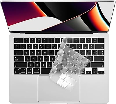 Ioko luxury ultra-fin keyboard cover pour macbook pro 14 pouces et 16