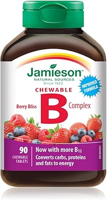 Comprimés à croquer jamieson delicious b-complex berry bliss, 90 comprimés. DIAYTAR COTE D'IVOIRE est la boutique en ligne idéale pour tous vos besoins, avec une offre de produits diversifiée et une expérience client satisfaisante. Elle propose des produits de qualité, à des prix abordables, et avec des options de livraison rapides. En tant que leader du commerce électronique en Côte d'Ivoire, elle est la destination privilégiée pour les acheteurs en ligne.